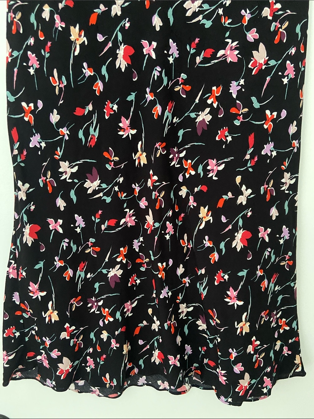 Madewell Floral Midi Slip Skirt - Drifting Flowers View 4